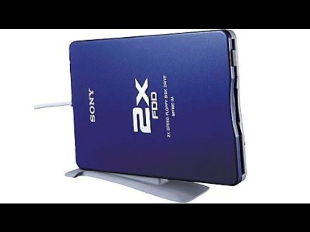 Sony USB Floppy Disk Drive 2X Speed FDD Compact