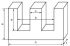 Ферити Ш-подібній E65/32/27 (M2000) / B66387-G-X187 производства фирмы Epcos AG