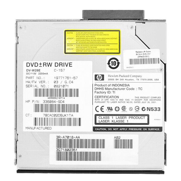 Привод HP DV-W28E Slim DVD-RAM / DVD+RW Drive - IDE